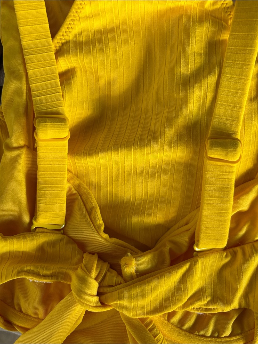 Calzedonia Cobey *YELLOW Ribbed One-Piece Swimsuit from Italia Size Small - Picture 8 of 10